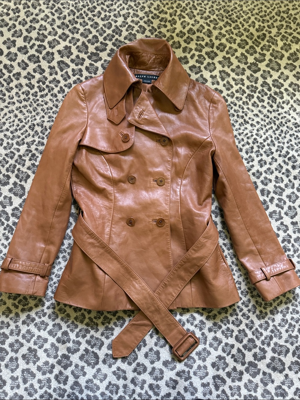 Ralph Lauren Black Label Lambskin Jacket - Picture 6 of 12